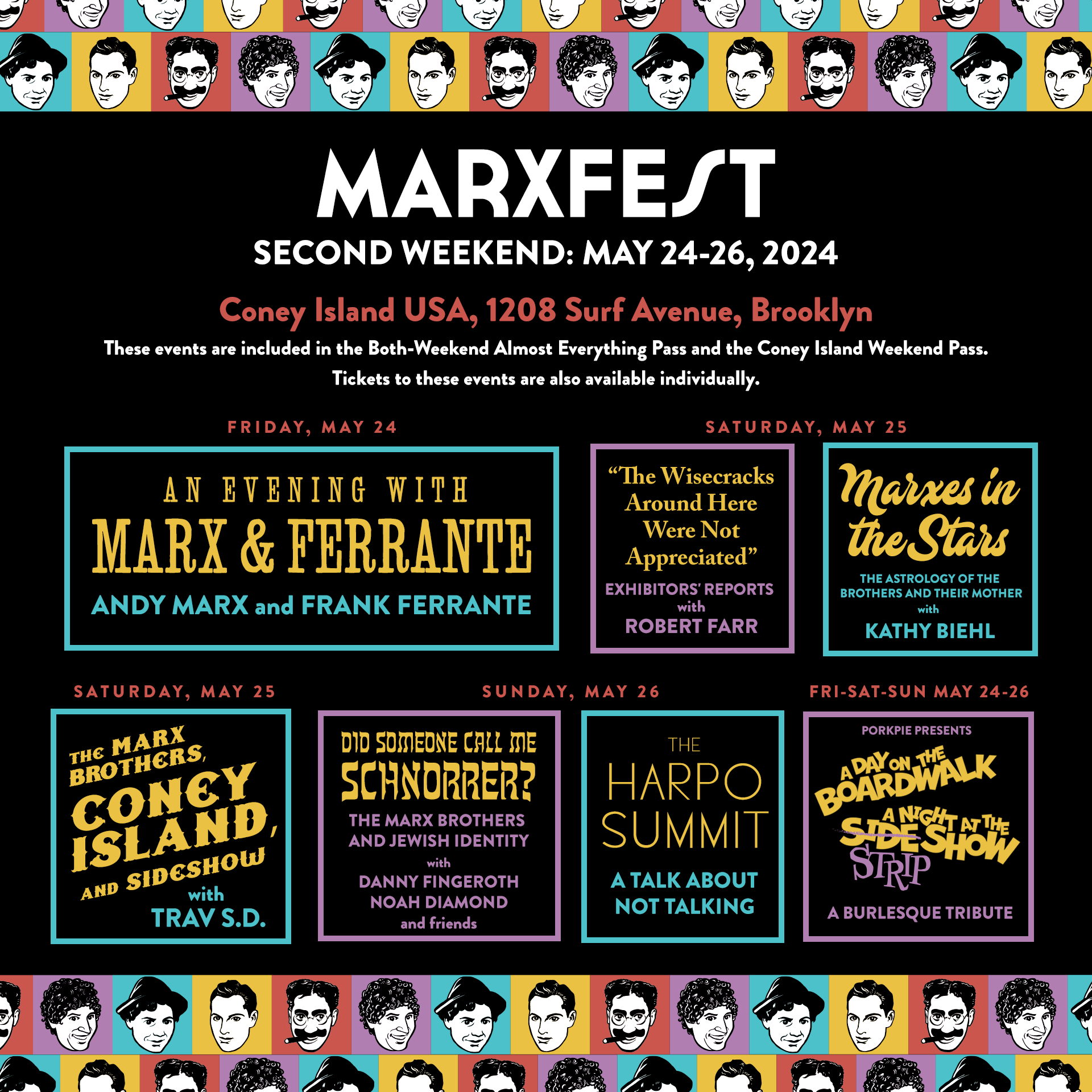 Lineup for Marx Brothers Festival Announced